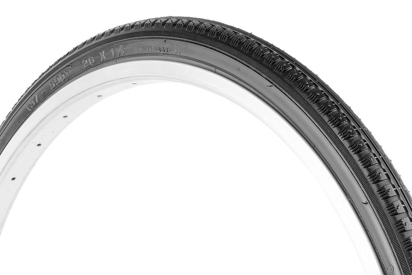 Pneu k199 Stradale 26x1-3/8 Rigide Noir/Blanc 982611903 KENDA Couverture Ci