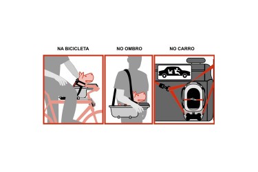 Cadeirinha Pet Bike KF408 -... 2