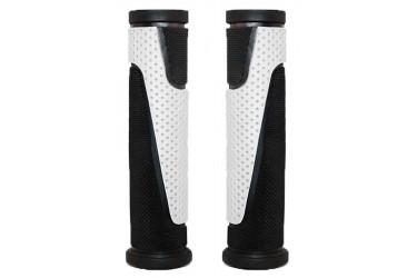 Manopla MTB Preta/Branca...