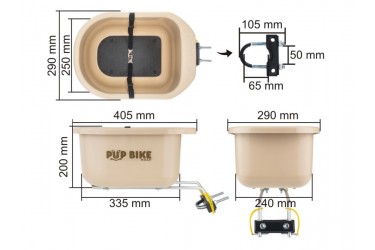 Cadeirinha Pup Bike KF409CZ... 2