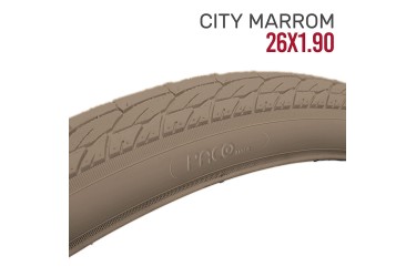 Pneu 26x1.90 City Marrom -...