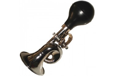 Buzina vintage cromada com...