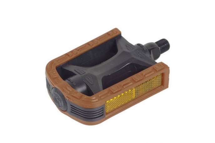 Pedal 9/16 Bicolor Export Marrom -...