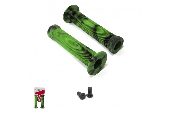 Manopla BMX1 Verde com Preto Absolute