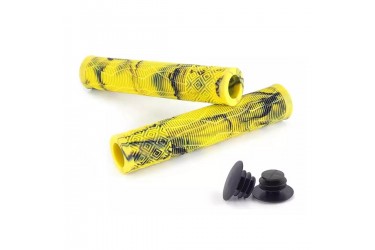 Manopla BMX3 160mm Amarelo...
