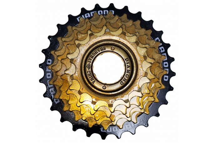 Roda Livre 7V Index 13/28D Dourada...