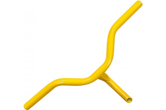 Guidão 16 Com Suporte Amarelo Samy