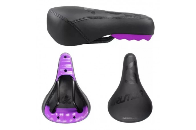 Selim BMX Brutus Preto/Roxo - Absolute