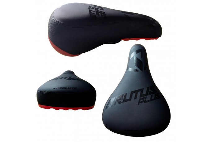 Selim BMX Brutus Plus Preto/Vermelho-...
