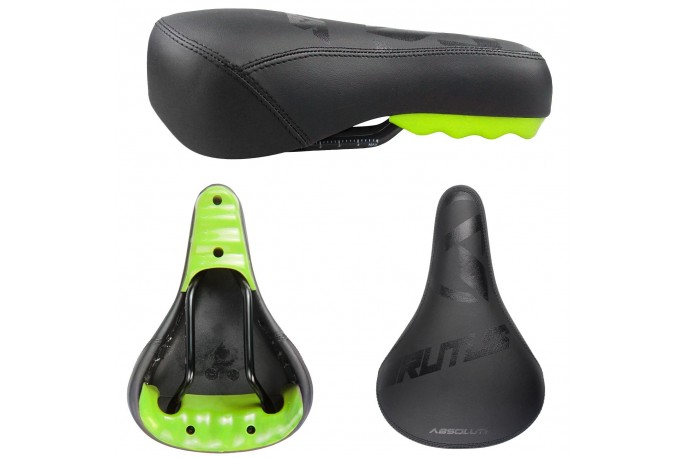 Selim BMX Brutus Preto/Amarelo -...