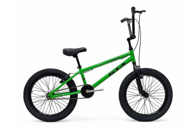 Bicicleta 20 BMX Flipe Verde/Preto GTA