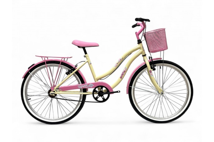 Bicicleta 24 Feminina Jady Bege...