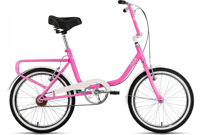 Bicicleta 20 Monareta Rosa com Branco...