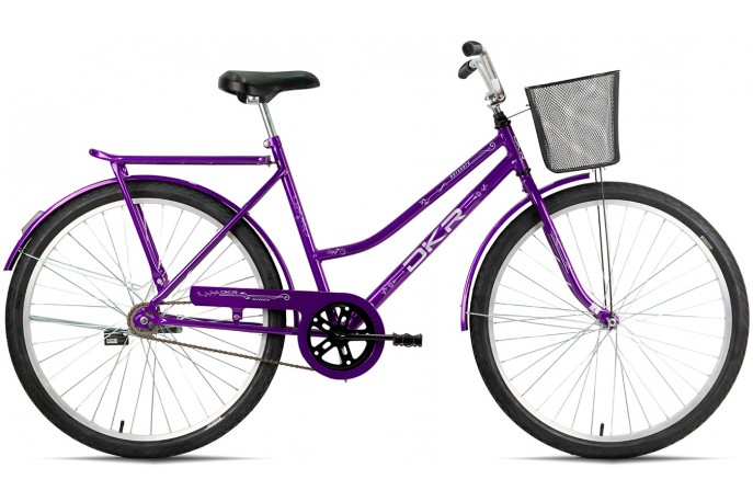 Bicicleta 26 Serenata C/P Com Cesta...