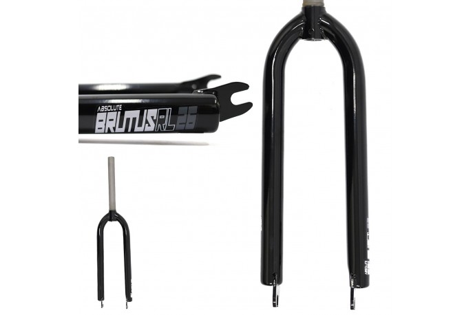 Garfo 26 Rígido Aço Brutus Preto -...