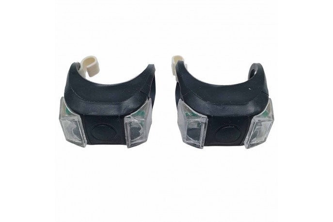 Vista Light Silicone Preto Par com 2...