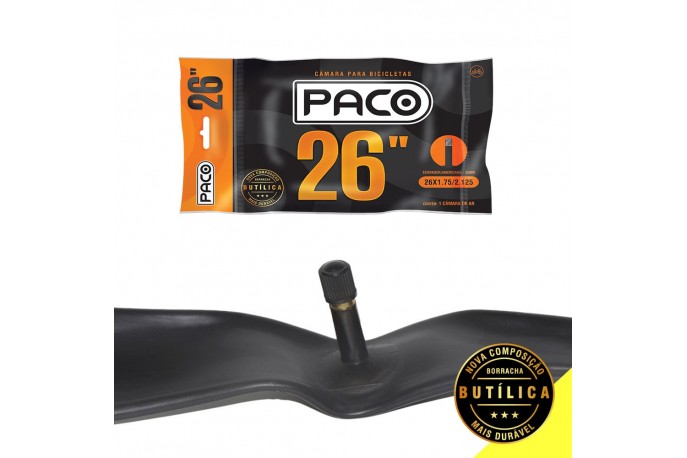 Câmara de ar MSE-26 Válvula Americana...