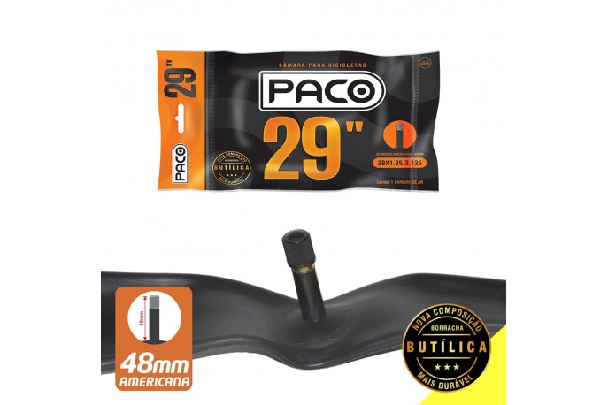 Câmara 29 x 1.95/2.125 Válvula...