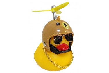 Buzina Pato Capacete Marrom...