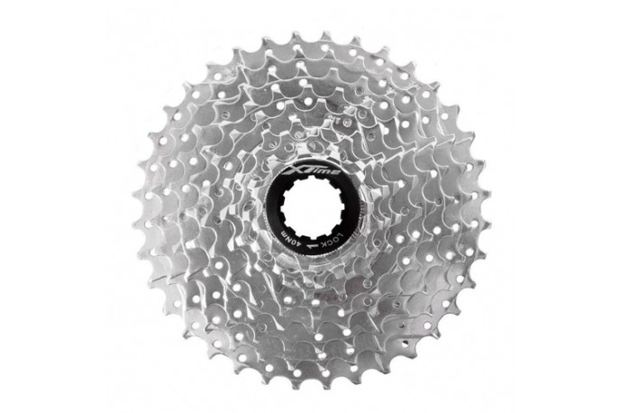 Cassete 9v 11/36D Index Cromado - XTime