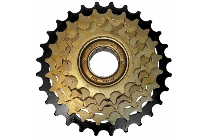 Roda Livre 6V 14/28D Dourada Última...