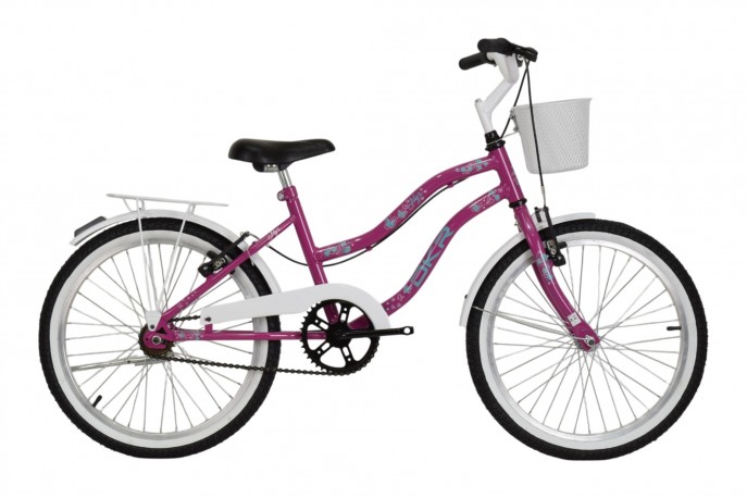 Bicicleta 20 Feminina Nyx Pink com...