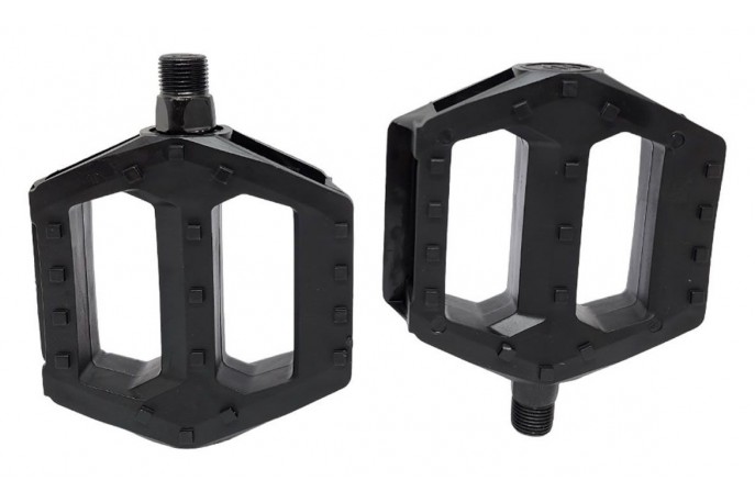 Pedal 9/16 Plataforma Nylon com Bucha...