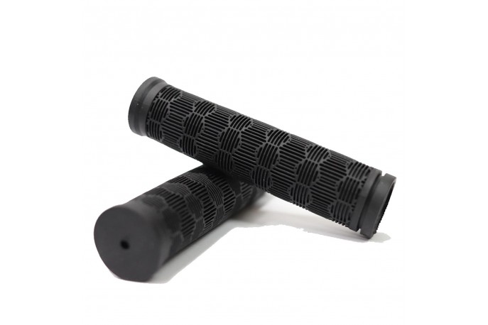 Manopla 123mm Rg3 Borracha Preta...