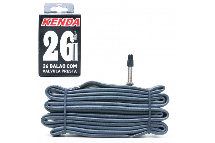 Câmara 26 Balão Kenda com Válvula Presta