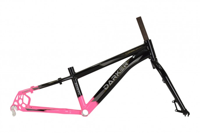 Kit 20 Fem. Luna Preto com Rosa Darker