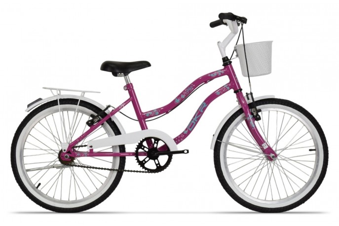 Bicicleta 20 Feminina Nyx Pink com...