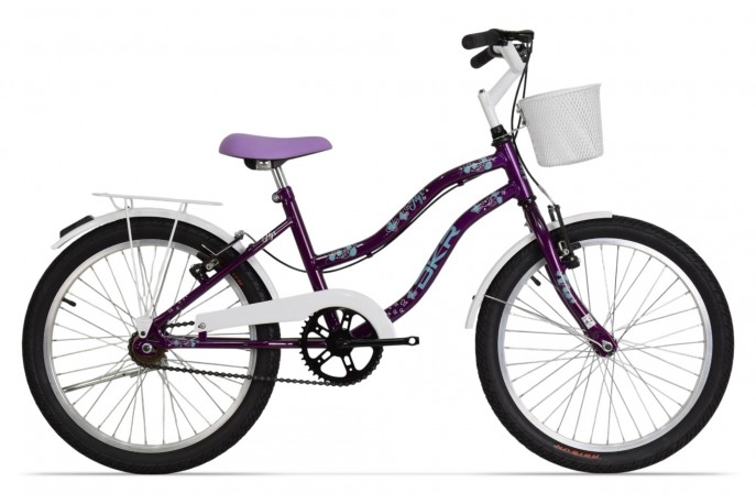 Bicicleta 20 Fem. Jady Vt Ac Bco DKR