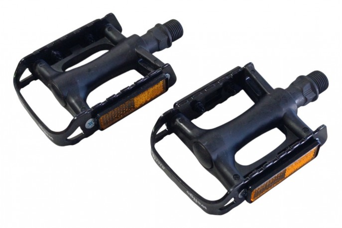 Pedal 9/16 Mtb Plastico/borda Aço...