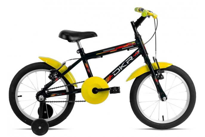 Bicicleta 16 RBX MTB Preto/amarelo DKR