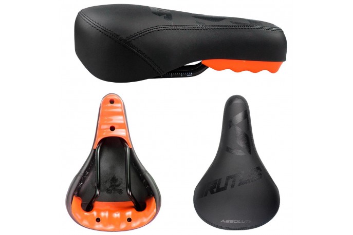 Selim Bmx Brutus Preto/Laranja Absolute