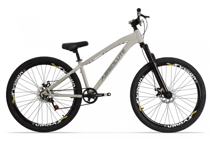 Bicicleta 26 Freeride Brutus Sr Cinza...