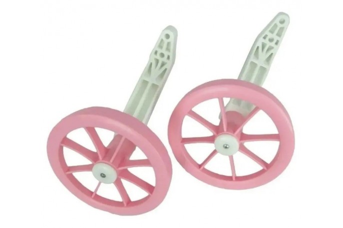Roda Lateral 12 Rosa/bco Nathor