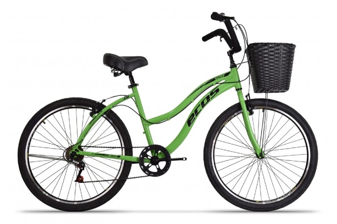 Bicicleta 26 Fem. Beach Alum. 6m Vdk...