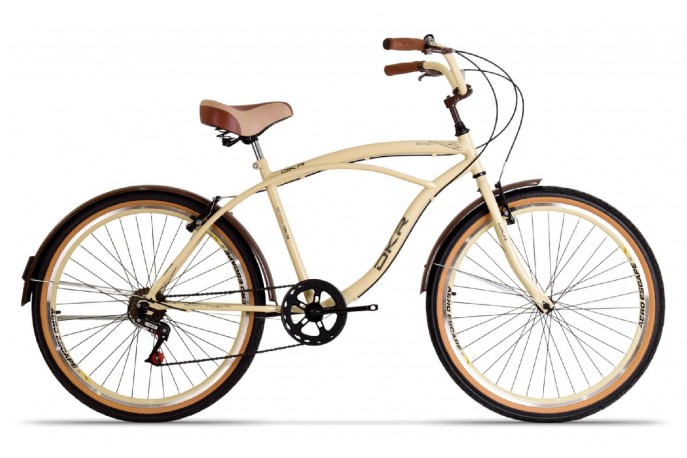 Bicicleta 26 Masc. Beach Top 6m Bg/mr...