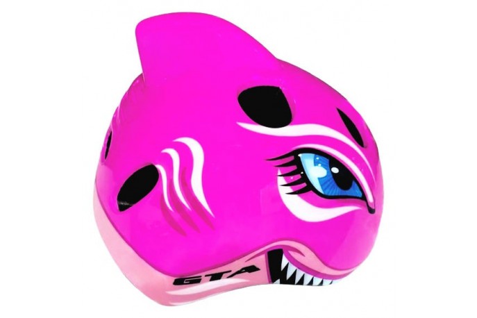 Capacete Ciclista Infantil Pinkshark...