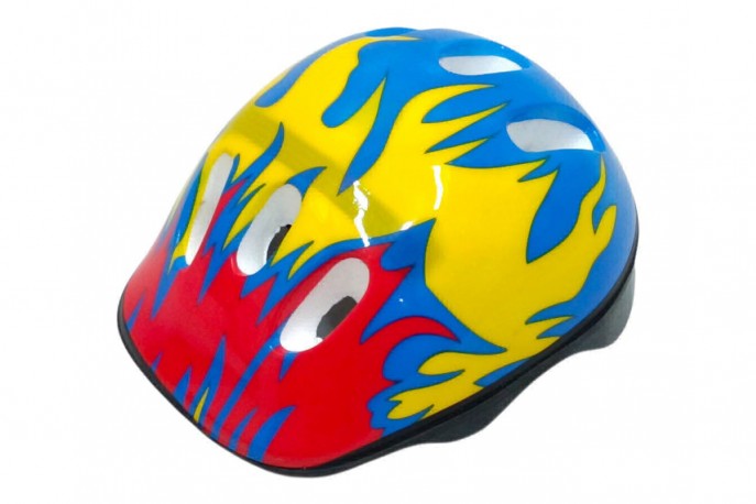 Capacete Ciclista Infantil Kids Flame...